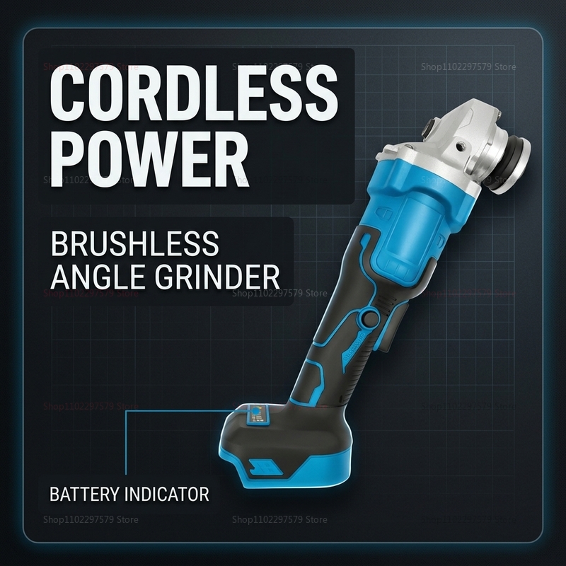 Cordless Brushless Angle Grind - đánh giá và giá Brushless Angle Grinder Battery Powered