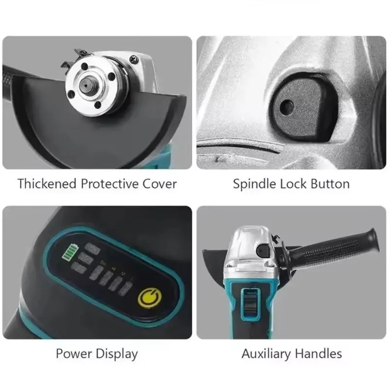 Makita DGA404 18V Brushless El - đánh giá và giá Brushless Angle Grinder Battery Powered